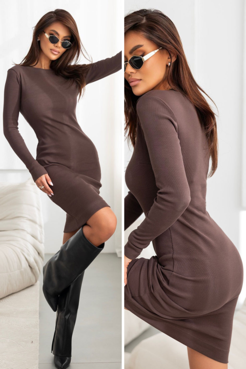 Elastyczna sukienka w prążek NOLIA