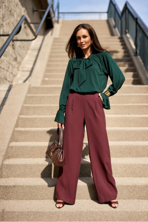 Isabel - bluzka z wiązaniem przy szyi