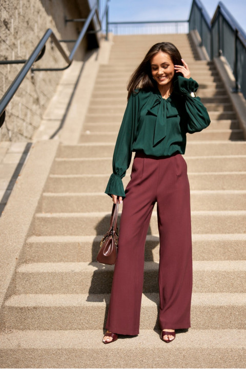 Isabel - bluzka z wiązaniem przy szyi