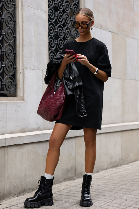 T-shirtowa sukienka oversize SELLA