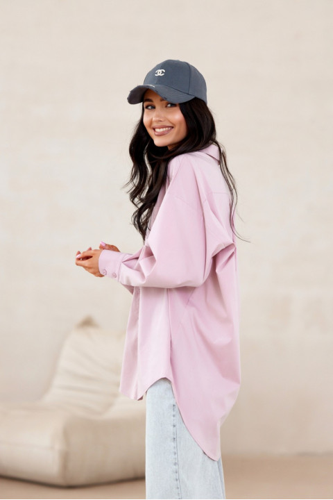 Carolina - koszula damska oversize z imitacją kieszeni Carolina - koszula damska oversize z imitacją kieszeni