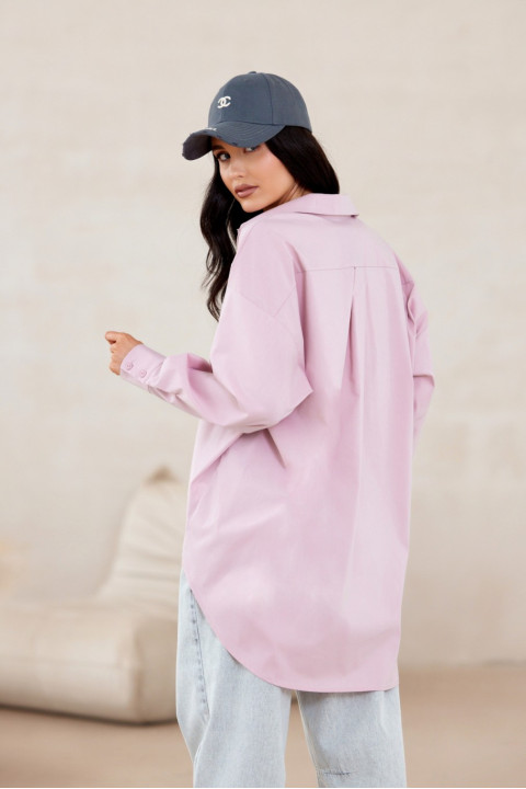 Carolina - koszula damska oversize z imitacją kieszeni Carolina - koszula damska oversize z imitacją kieszeni