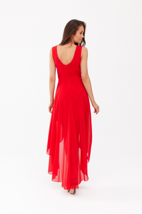 Nelly - asymetryczna sukienka z kopertowym dekoltem