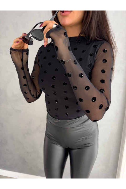 Bluzka damska Sabrina kropeczki