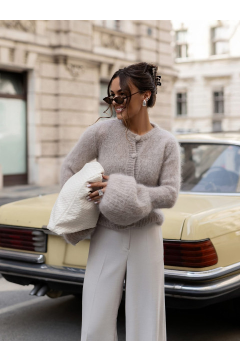 Sweter damski Treviso z dodatkiem super kid moher