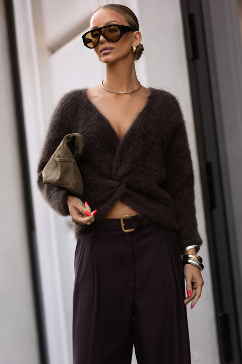 Sweter damski Trento z dodatkiem super kid moher