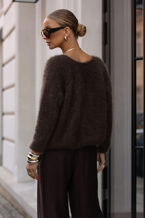 Sweter damski Trento z dodatkiem super kid moher