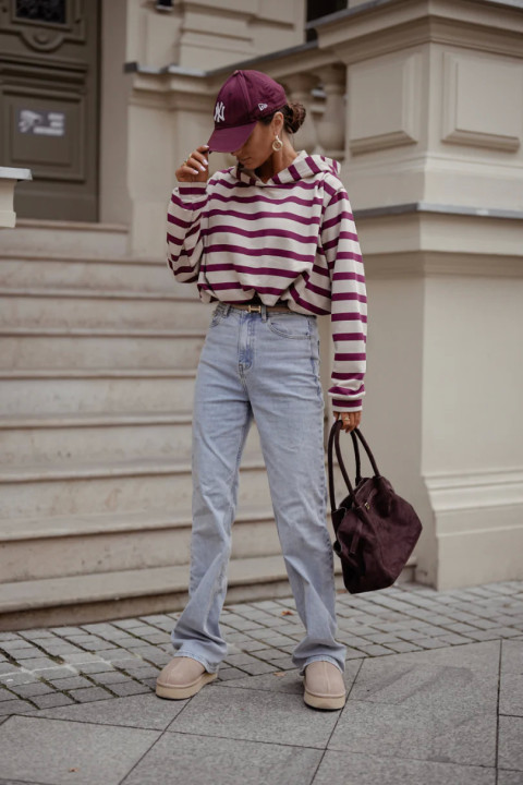 Bluza damska Erith pasy