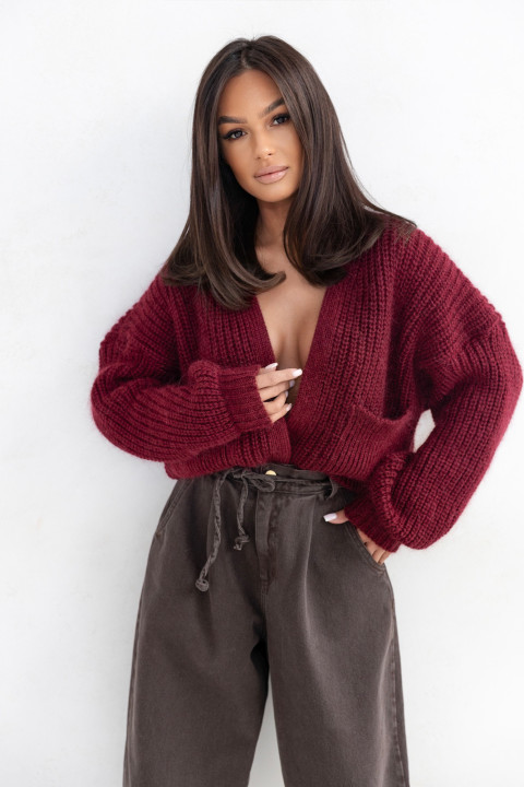 Kardigan damski SUSI z dodatkiem wełny