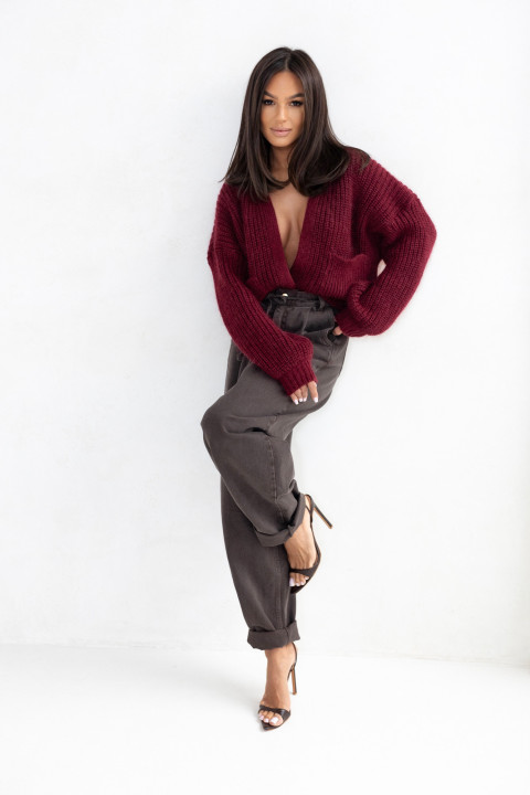 Kardigan damski SUSI z dodatkiem wełny