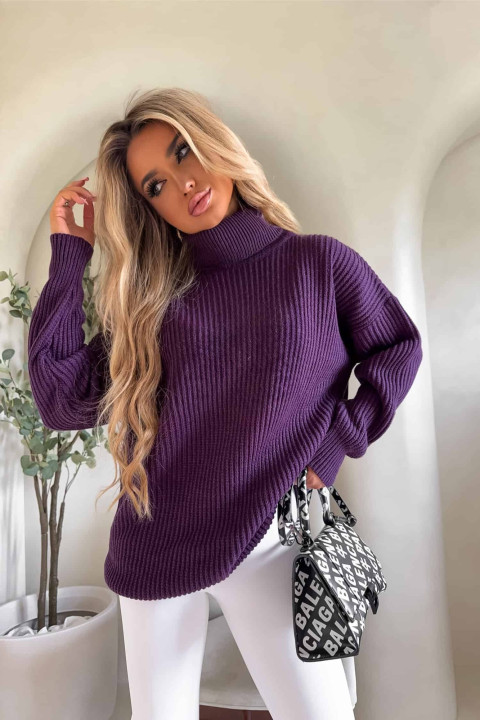 Sweter damski z golfem Laver