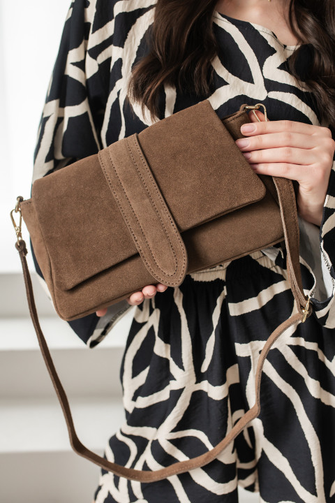 Skórzana torebka damska Monna