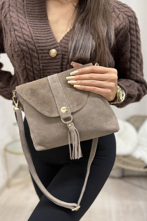 Skórzana torebka damska Kendra