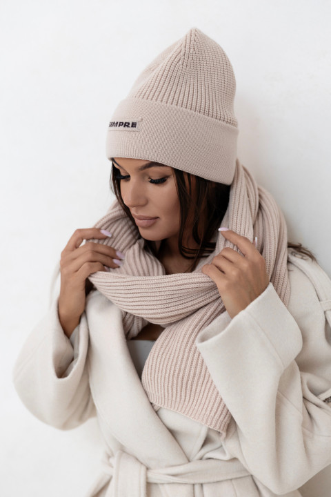 Komplet Lake - czapka i szalik