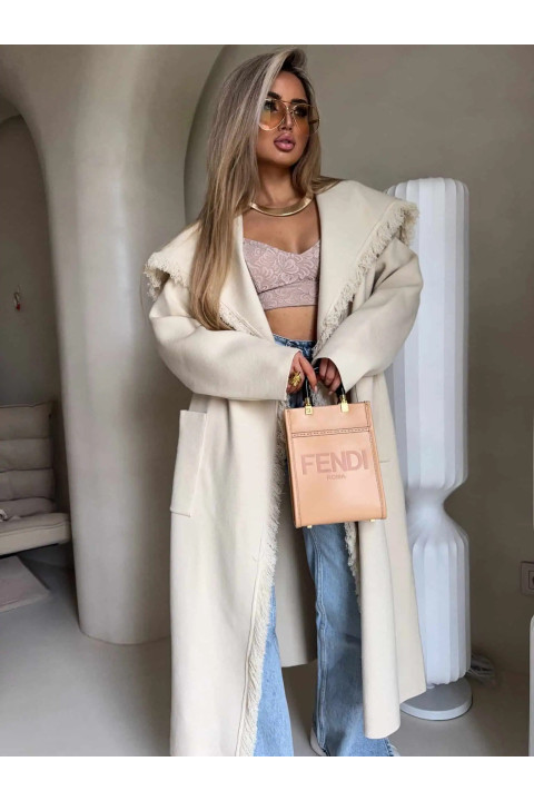 Płaszcz damski Diva z kaszmirem