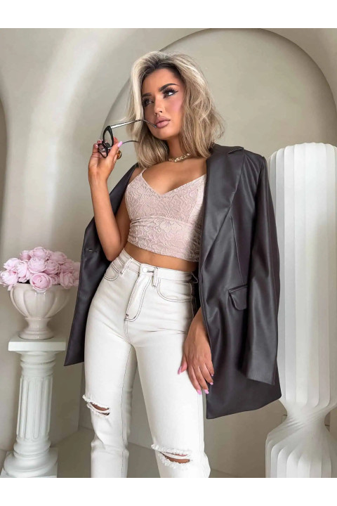 Marynarka damska Long woskowana