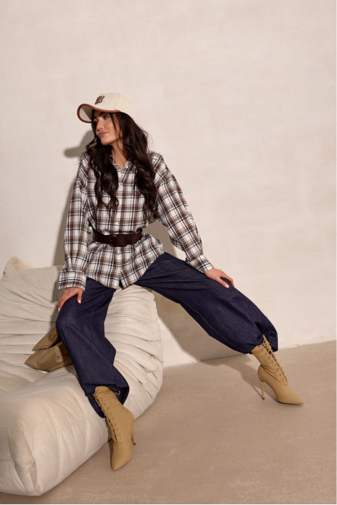 Salina - koszula w kratę A47 Salina - koszula w kratę A47