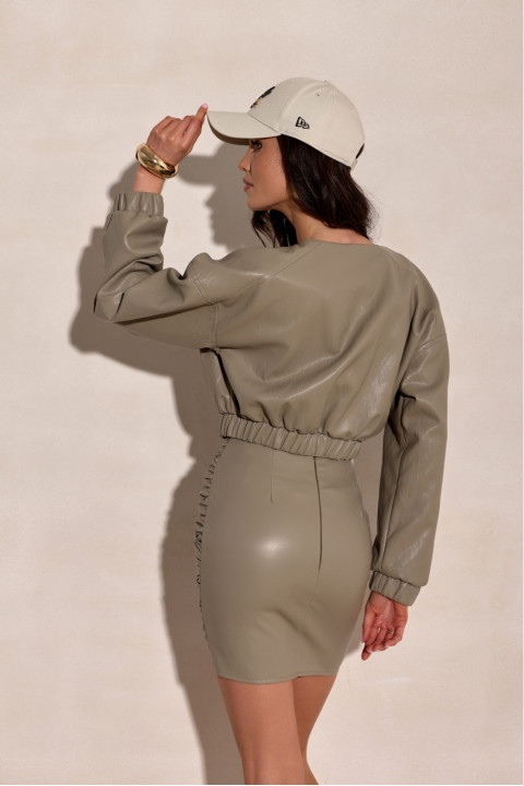 Samira - spódniczka mini w kolorze beżowym Samira - spódniczka mini w kolorze beżowym