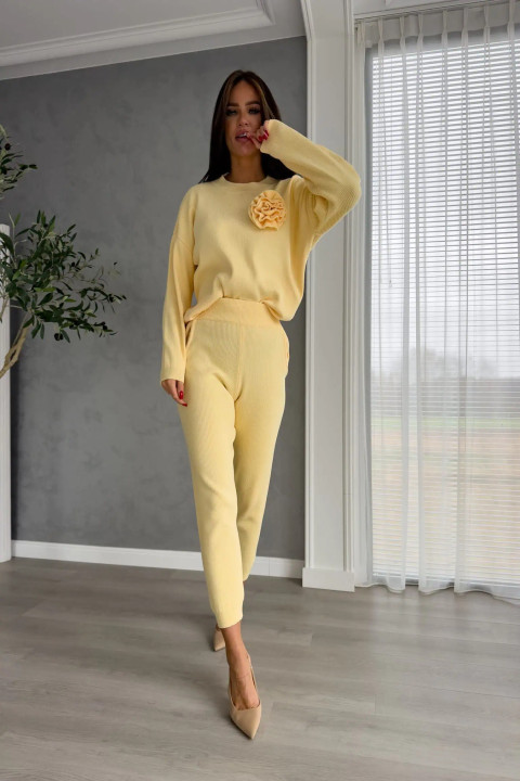 Komplet Delani Long z dodatkiem kaszmiru