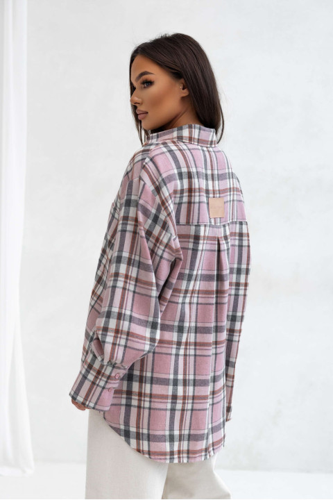 Koszula damska Aura różowa