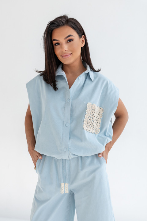 Kamizelka sztruksowa Clara