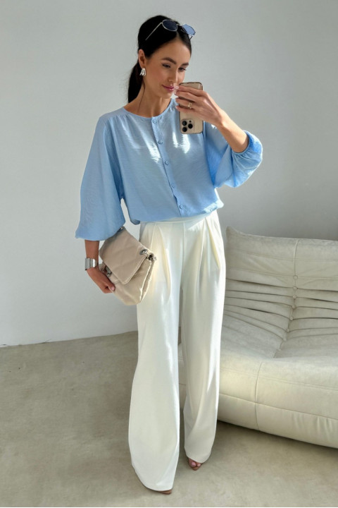 Mirabela - bluzka w kolorze błękitnym Mirabela - bluzka w kolorze błękitnym