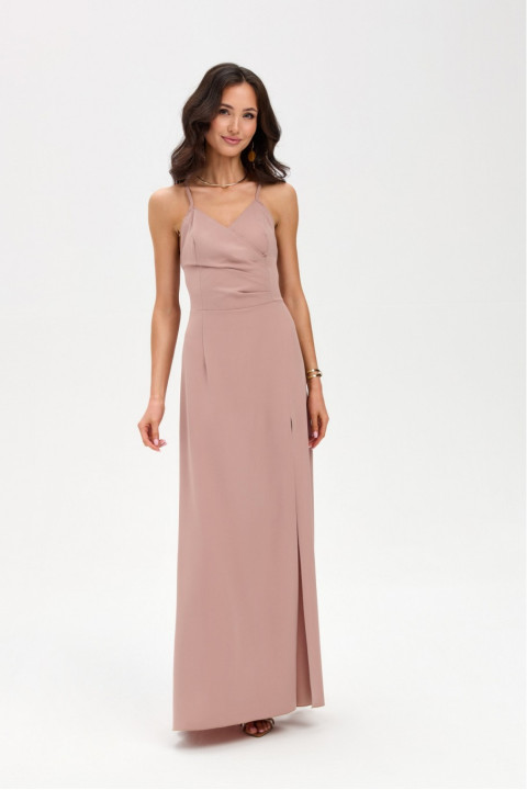 Liviana - sukienka maxi w kolorze cappuccino
