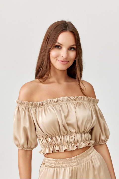 Marbella - satynowa bluzka hiszpanka