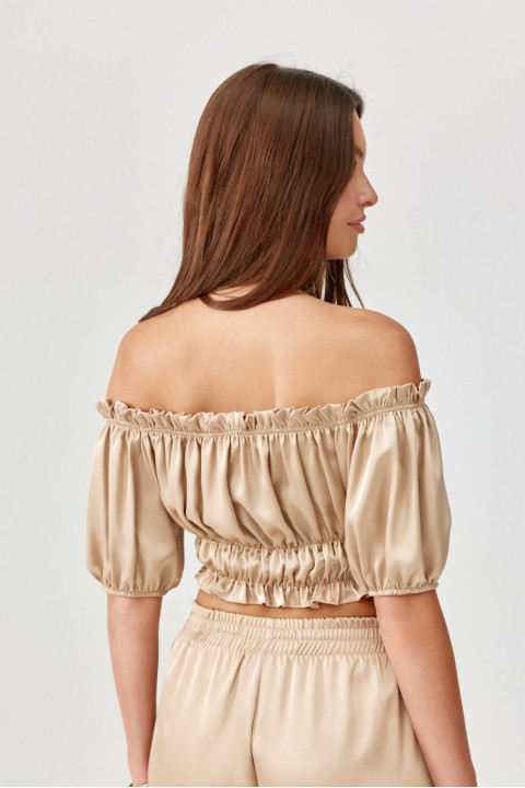 Marbella - satynowa bluzka hiszpanka