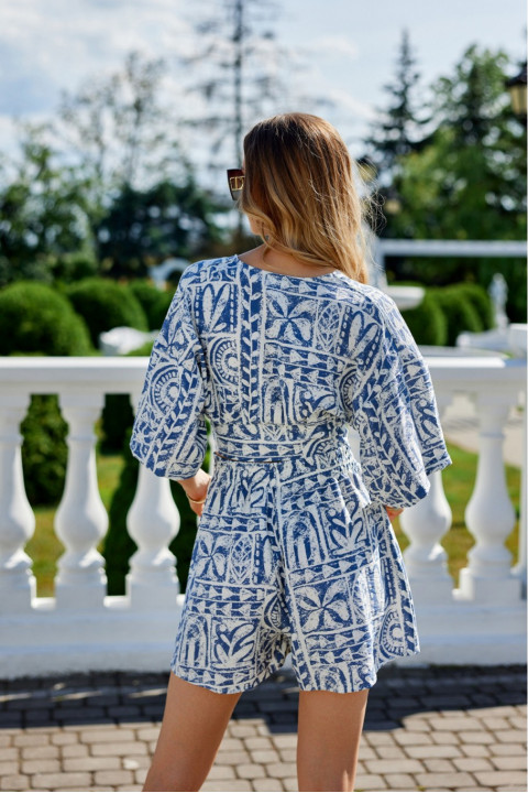 Amber - wiązana bluzka o krótszym kroju