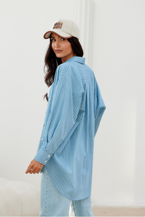 Olly - asymetryczna koszula damska typu oversize