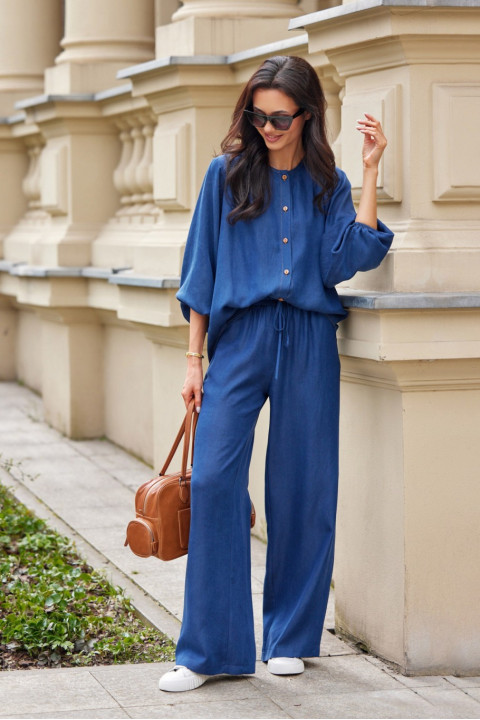 Zaya - koszulowa bluzka z obszernymi rękawami