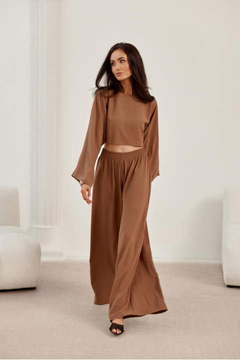 Martina - bluzka crop z szerokimi rękawami