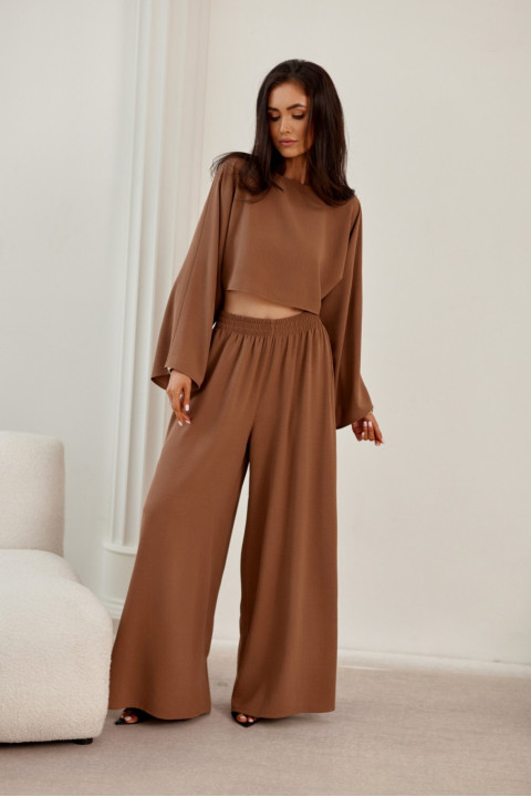 Martina - bluzka crop z szerokimi rękawami