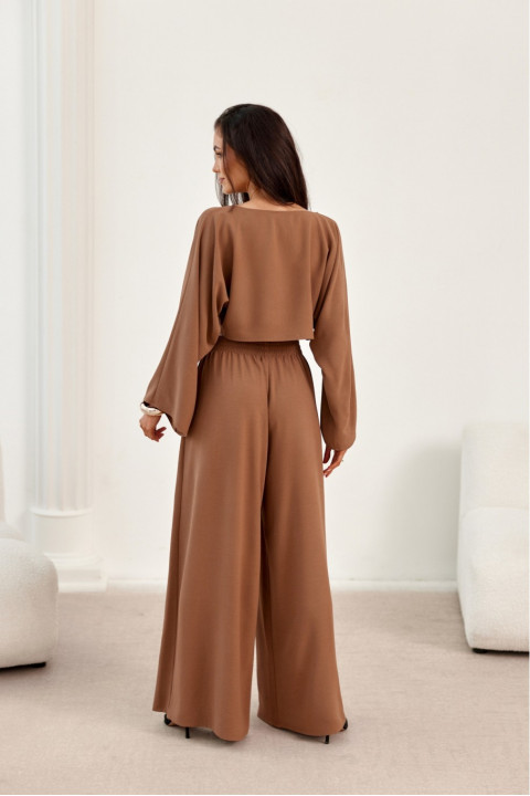 Martina - bluzka crop z szerokimi rękawami