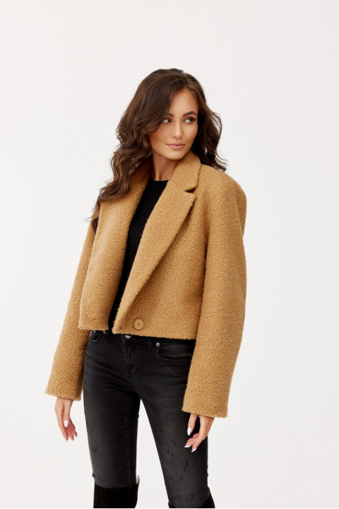 Renate - krótka kurtka dwurzędowa typu baranek