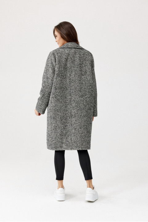 Turyn - jednorzędowy płaszcz damski midi