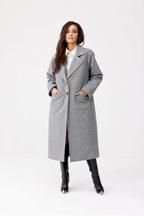 Wendy - jednorzędowy płaszcz oversize