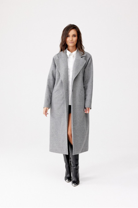 Wendy - jednorzędowy płaszcz oversize