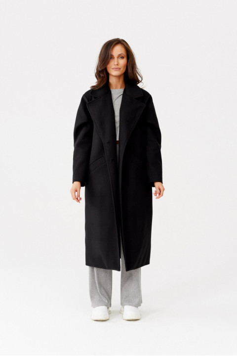 Talisman - jednorzędowy płaszcz maxi