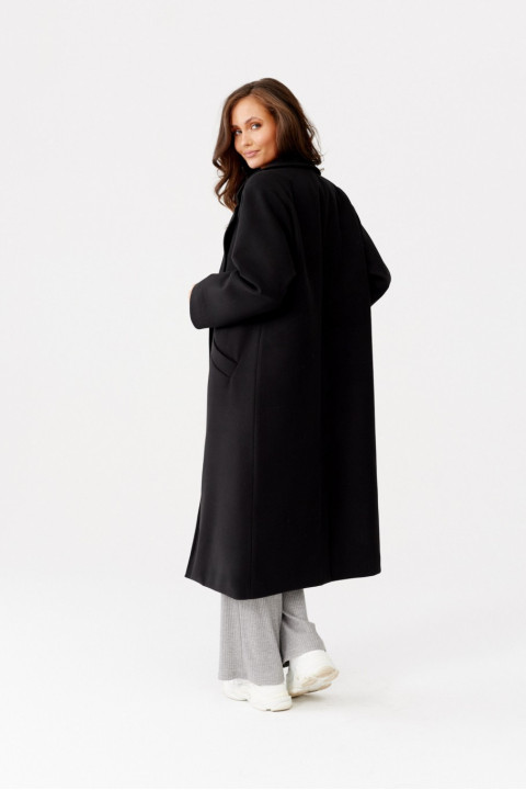 Talisman - jednorzędowy płaszcz maxi