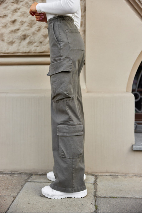 Marala - spodnie damskie cargo z kieszeniami