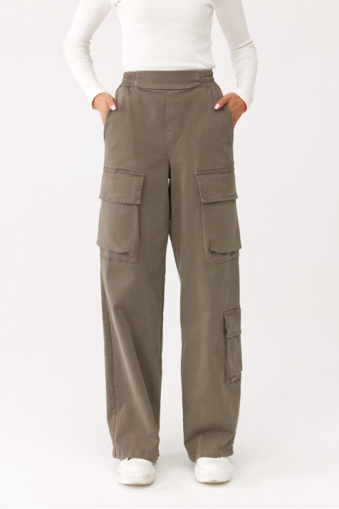 Marala - spodnie damskie cargo z kieszeniami