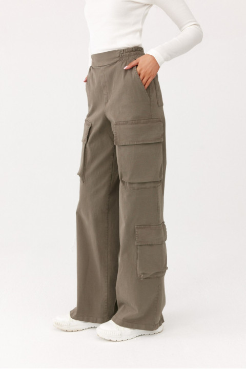 Marala - spodnie damskie cargo z kieszeniami
