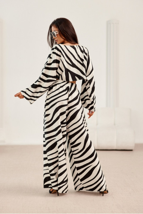 Livia - spodnie wide leg z lnem Livia - spodnie wide leg z lnem