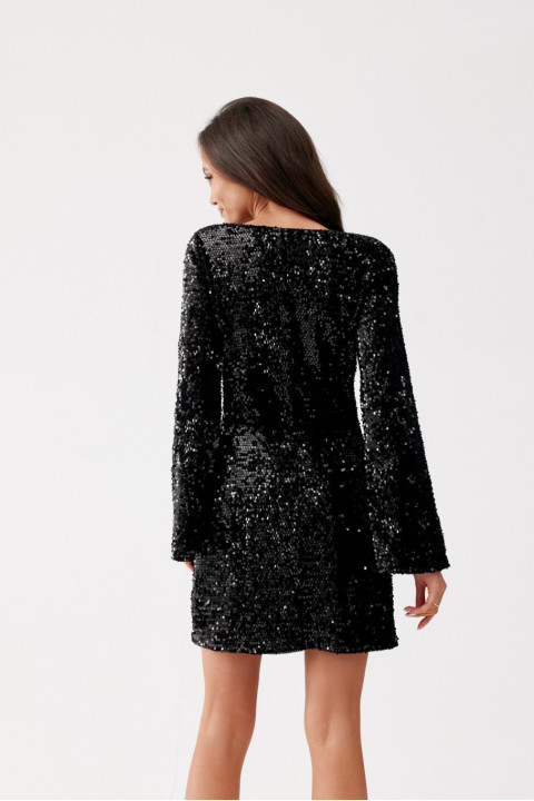 Zoe - cekinowa sukienka z dekoltem typu V