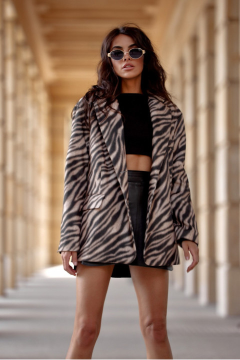Luna - marynarka oversize w zebrę Luna - marynarka oversize w zebrę