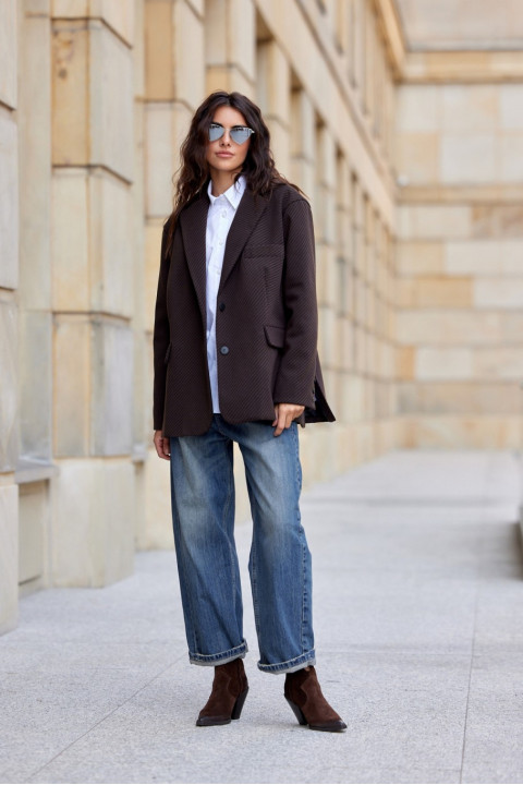 Nadine - marynarka oversize w jodełkę Nadine - marynarka oversize w jodełkę